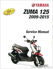 LIT-11616-22-71 2009 ? 2016 Yamaha YW125 Zuma 125 Scooter Service