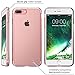 iPhone 7 Plus Case, iPhone 8 Plus Case [Scratch Resistant] i-Blason Clear [Halo Series] for Apple iPhone 7 Plus/Apple iPhone 8 Plus Cover (Clear/Rose Gold)