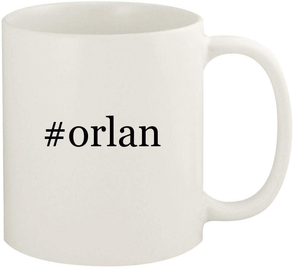 #orlan - 11oz Hashtag Ceramic White Coffee Mug Cup, White