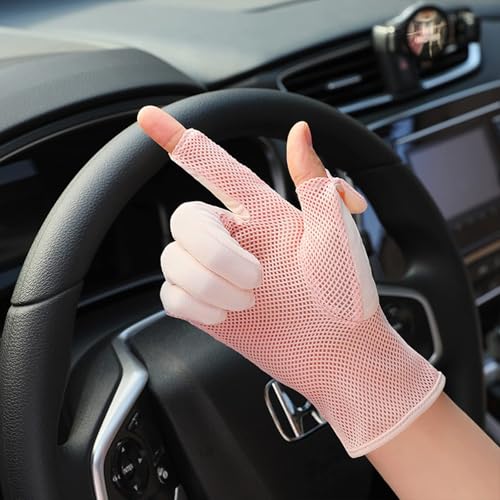 LBOYLOVE® Sun Protection Gloves for Women - Summer UPF 50+ UV Protection, Quick Dry Anti Slip Driving Gloves
