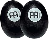 Meinl Percussion ES2-BK Set of Two Plastic Egg Shakers, Black