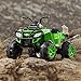 Best Choice Products 12V Kids Ride-On 4-Wheeler with 2 Speeds, MP3, and Lights, Green