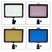 Julius Studio on Camera Video Light Photo Dimmable 216 LED Ultra High Power Panel with 1/4
