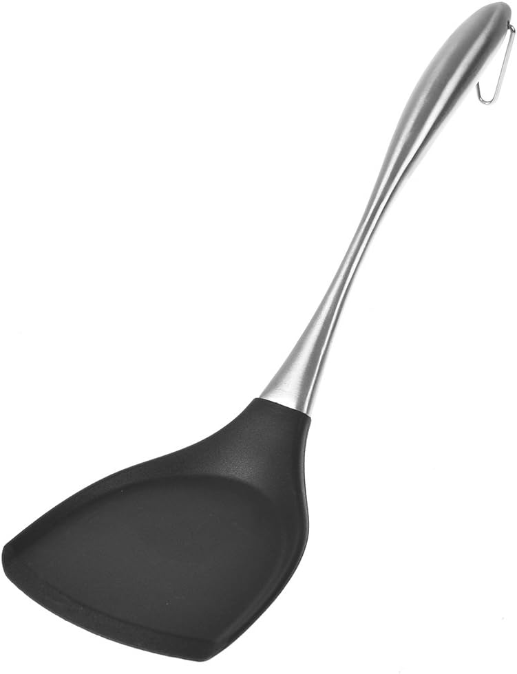 IETONE Stainless Steel Handle Silicone Spatula Pan For Non-stick Frying Pan spatula Kitchen Cooking shovel