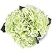 Green Artificial Hydrangea Silk Flowers 5 Heads SOLEDI Artificial Flower Arrangements Bunch Bridal Bouquet Wedding Bouquet for Home Garden Party Decoration Home Decor