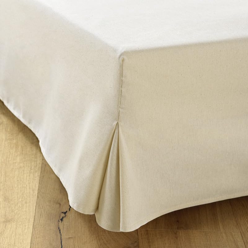 Bed Skirt 140 x 200 cm Off-White – 4 30 cm Ruffles for 140 x 200 cm Bed Base – Bed Skirt 140 x 200 cm – Bed Skirt 140 x 200 cm – Bed Base Cover 140 x 200 cm – Top of Bed Base