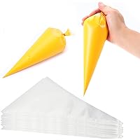 XSEINO Disposable Piping Bags, 12 Inch - 150PCS Heavy Duty Anti Burst Pastry Bags With Bump Non-slip Design For Icing and Fro