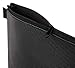 HoneyJar Zipper Bag - Set of 5 - Carry All Pouch to Organize Travel Toiletries Pens Cosmetics (Black, 8 x 6 Inch)
