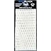 East Coast Dyes Lacrosse Mesh ECM BLACK Mesh White