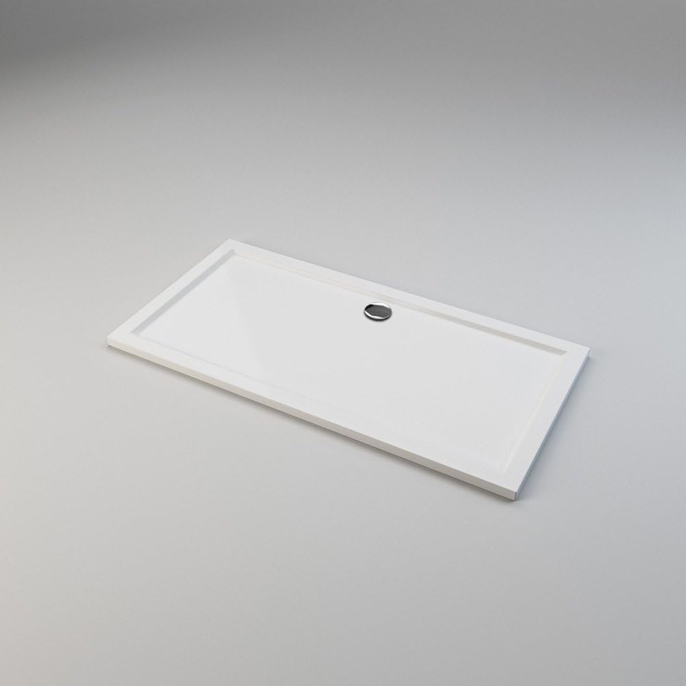 ELEGANT 1600 x 900 Rectangular Shower Tray with Waste Trap Amazon.co