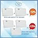 Memory Foam Pillow - Orthopedic Pillow for Women Kids Prevents Back Neck Pain + Free Bamboo Washable Cover Aloe Vera Back Stomach Side Sleepers - Aids Cervical Pain Soreness (B Shape, Small)