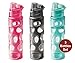 MILTON Kids Water Bottle Plastic 25 Oz Large Sports Water Bottle for Men, Women, Kid Wide Mouth Bottle with Strap Carry Handle for Bike Gym Running Cycling Camping Fitness Multi Color Pack of 3