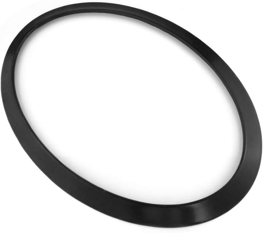 QIDIAN For Mini Cooper F56 F55 Car Headlight Front Head Tail Trim Rear Lamp Decoration Sticker Ring For MINI F56 For MINI Cooper Accessories (2PCSForHeadlight Black)
