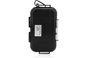 HERCHR Dry Box Outdoor Waterproof Airtight Storage Case Hard Shell Wet Dry Box Carry Box Tackle Organization for Camping, Fishing