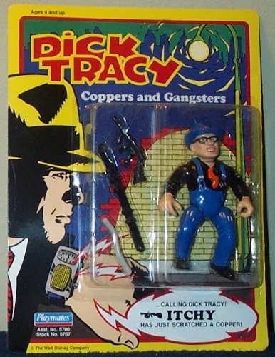 Dick Tracy Coppers and Gangsters Itchy Action Figure by USA