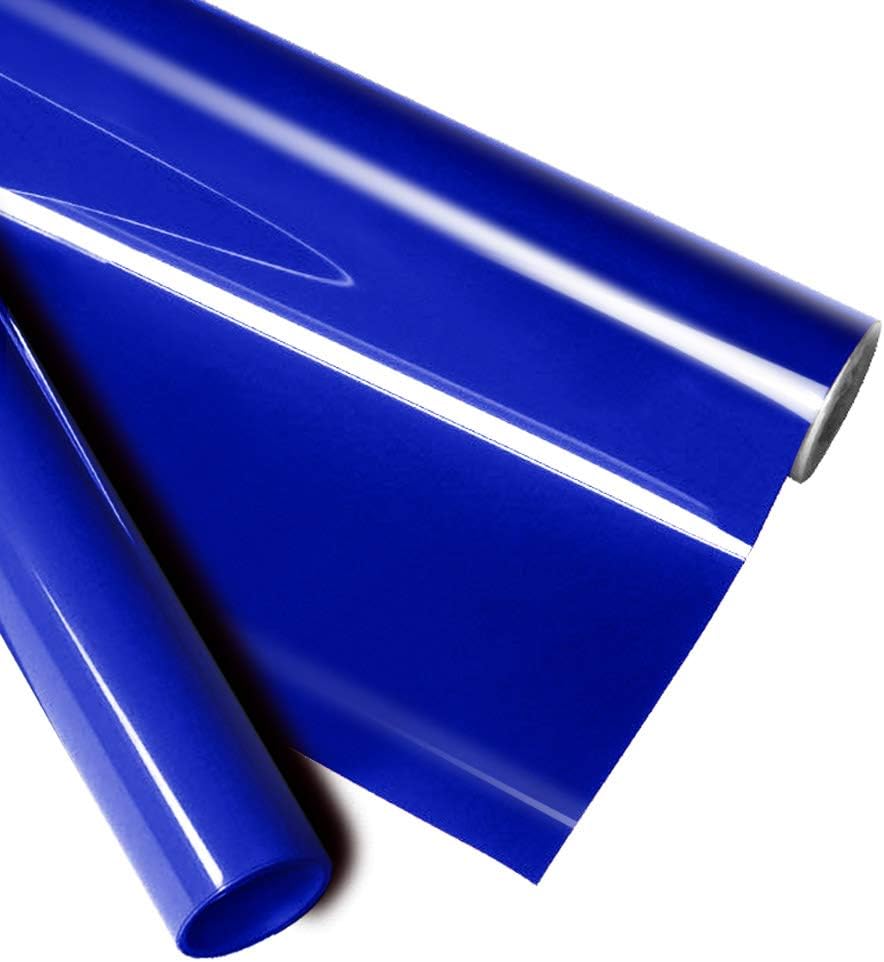Heat Transfer Vinyl, Phifo 30cmx100cm (11.81 * 39.37inch) Heat Transfer Cutting Vinyl Film & Wholesale PU Heat Transfer Vinyl (Blue)