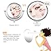 BESTOPE 10X Magnifying Lighted Makeup Mirror with 16 Natural Led Lights,360°Rotation Locking Suction,Dimmable Light,Battery Operated,Portable Bathroom Mirror