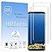 2-Pack HPTech Screen Protector For Samsung Galaxy S9 5.8-Inch Full Coverage PET Film, HD Clear, Bubble Free, Case Friendly