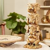 Design Toscano Hear No See No Speak No Evil Stacked Elephants Statue Polyresin view 8