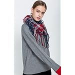Yateen Winter Premium Plaid Print Infinity Scarf Yateen Winter Premium Plaid Print Infinity Scarf