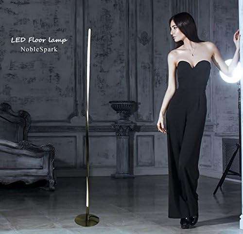 Modern Led Floor Lamp Psk001l Silver And White Lighting For