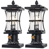 2 Packs Dusk to Dawn Outdoor Post Light Fixture