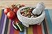 IMUSA USA Super Heavy Traditional Granite Molcajete Spice Grinder, 8-Inch, Gray, 8