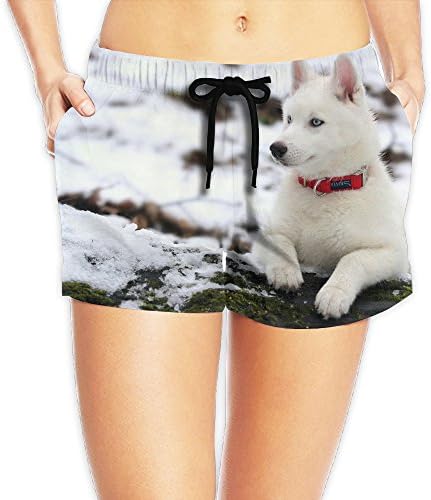 Beautiful White Husky/Women's Summer Short Pants