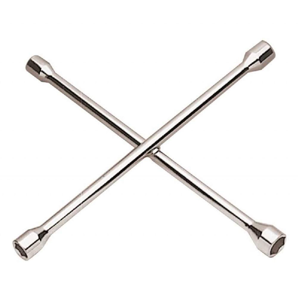 CORA 000120023 Tyre Lug Cross Wrench, Chrome