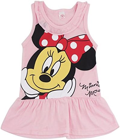 Wengift Little Girls Skirt Summer Minnie Mouse Vest Dress for 1-5 Years Old