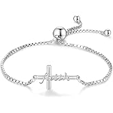 Midir&Etain Cross Bracelet 925 Sterling Silver Faith Christian Religious Anklet Bracelet Christian Cross Jewelry Gifts for Women