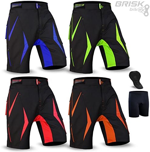 Brisk BikeMTB Shorts Model 1 MTB Shorts MTB Shorts Padded MTB Shorts Fox MTB Shorts altura MTB Shorts Red Black
