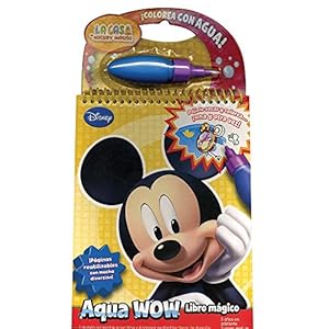 La casa de Mickey Mouse / Mickey Mouse Club House (Aqua Wow. Libro Magico / Aqua Wow. Doodle Book) (Spanish Edition)