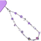 AULSIEY Beaded Phone Charm Constellation Phone Lanyard Wrist Strap Personalized Handmade Phone Keychain Charm