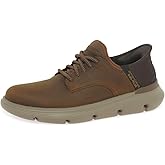 Skechers Men's USA Garza - Gervin Plain Toe Bungee Lace Slip-Ins
