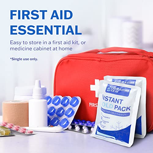 25 Pack Instant Cold Packs Instant Ice Packs for Injuries