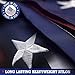 VSVO 4x6 ft American Flag for Outside, Deluxe Made USA Flag, Longest Lasting, Heavy Duty 420D Nylon, Embroidered Stars, Sewn Stripes, Brass Grommets, The Best US Outdoor Flags.