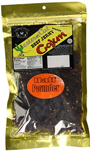 Buffalo Bills 8oz Cajun Western Cut Beef Jerky Pack (thin-sliced hot and spicy beef jerky)