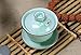 Home tea Celadon carp teacup/coffee cup/gaiwan(with lid and saucer) 120ml
