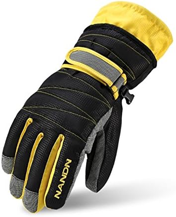 Winter Gloves -30°F Thermal Snow Work Ski Glove Windproof Waterproof Warm Hands in Cold Weather for Women and Men,Cold Resistant Glove with Velvet for Kids (S/black)