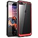 SUPCASE iPhone 7 Plus Case, iPhone 8 Plus Case, Unicorn Beetle Series Premium Hybrid Protective Frost Clear Case for Apple iPhone 7 Plus 2016 / iPhone 8 Plus 2017 (Red)