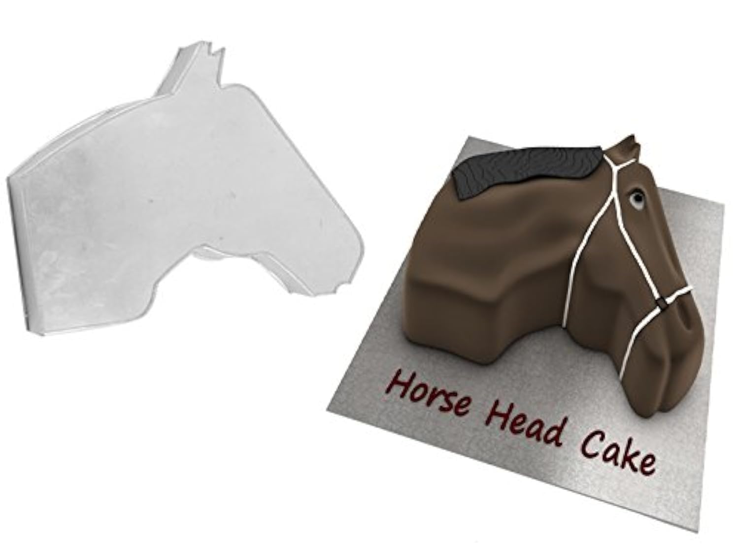 EUROTINS Novelty Shaped Professional Cake Baking PAN/TIN (Horse Face)