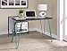 Ameriwood Home Owen Retro Desk, Espresso/Teal