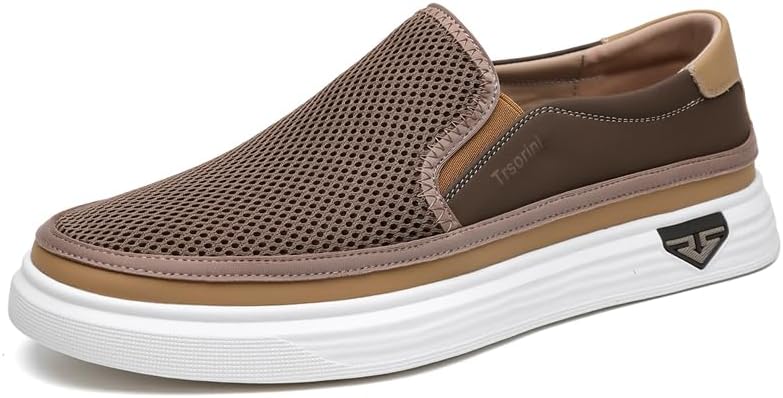 NEW NO BOX - Men\'s Lamo Michael‎ SLIP ON TAN Shoes Sneakers - Size 8 Amazon.com | Lamo Men main image 2