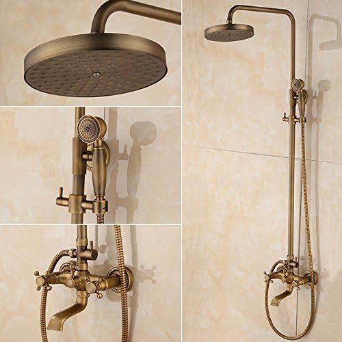 Giow Constant Temperature Shower Set Full Copper Gold European Shower Shower Shower Set Wall Bath Shower Set Hand Sprinkler
