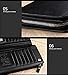 Doinshop Men Leather Card Cash Receipt Holder Organizer Bifold Wallet Purse (black)