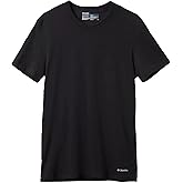 Columbia 100% Pure Cotton Crew Neck Tee Classic Fit Solid 3-Pack