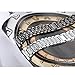 bayite Bling Bands Compatible with Fitbit Versa/Versa 2/Versa Lite for Women, Dressy Metal Bracelet Rhinestone Jewlery Wristband, Silver