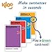 KLOO Learn Spanish Card Game | 'Food & Drink' Vocabulary | Fun for Family Kids Adults School | Speak 100's Words in a Flash | Thousands of Sentences | Juegos de Cartas en Español | 1–4 Players