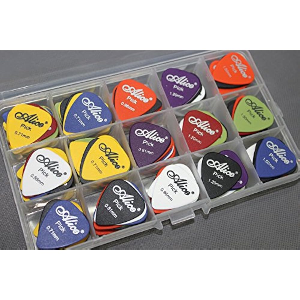 Picks 100pcs Acoustic Electric Guitar Plectrum Various Colors 6